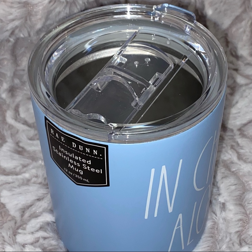 Rae Dunn IN CHRIST ALONE Stainless Steel Insulated Mug - NWT - HTF - Picture 2 of 3
